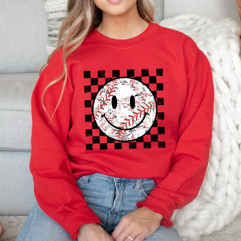 Baseball Sweatshirt, Baseball Game Day Crewneck for Women, Baseball Mom Gift, Baseball Mama Hoodie, Baseball Lover, Baseball Fan Shirt