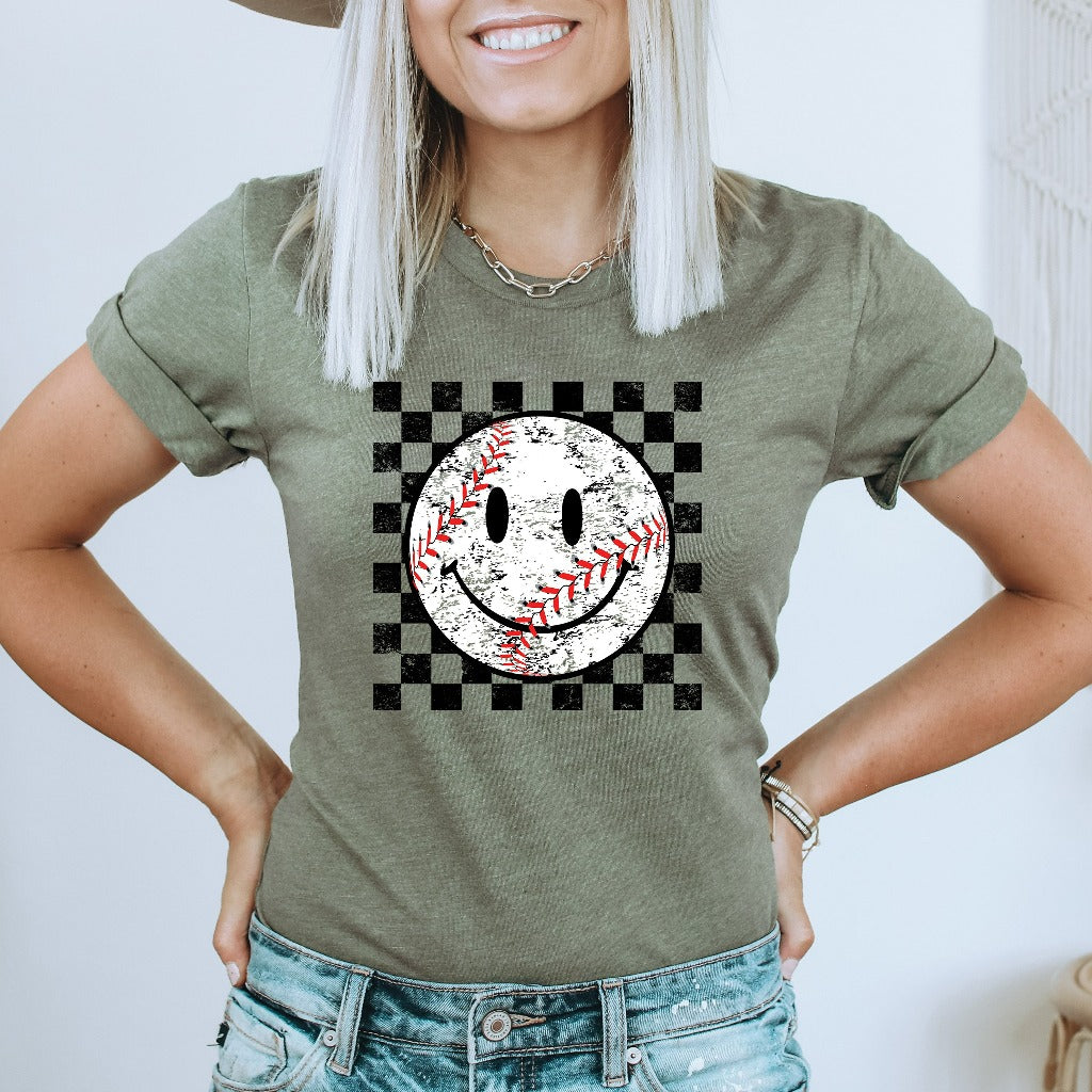 Baseball Shirt, Baseball Game Day TShirt for Women, T Ball Graphic Tee, Baseball Mom Gift, Baseball Mama Shirt, Baseball Lover, Baseball Fan