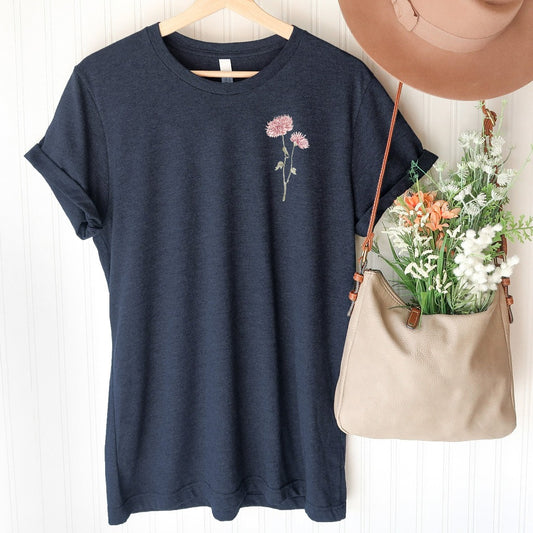 Custom Birth Month Shirt, Birth Flower TShirt, Gift for Her, Mother's Day Gift, Grandma's Garden, Personalized Mom Gift Grandma Birthday