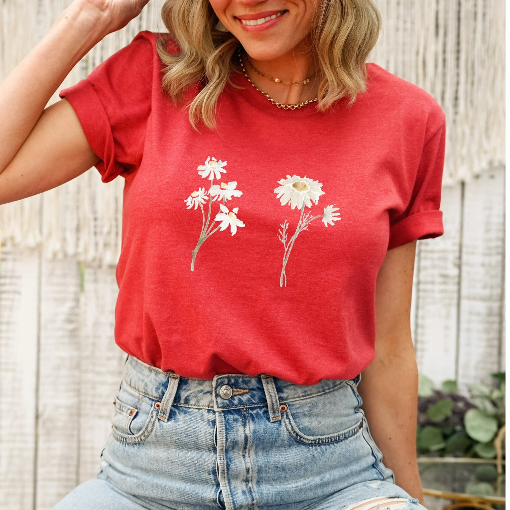 Custom Birth Month Shirt, Birth Flower TShirt, Gift for Her, Mother's Day Gift, Grandma's Garden, Personalized Mom Gift Grandma Birthday
