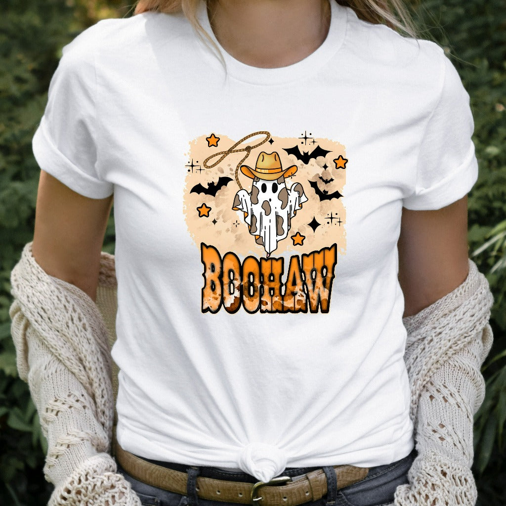 Halloween Retro Boohaw Ghost Shirt, Halloween TShirt, Ghost Graphic Tee, Fall Shirt, Vintage Halloween Tee, Autumn Apparel, Halloween Party