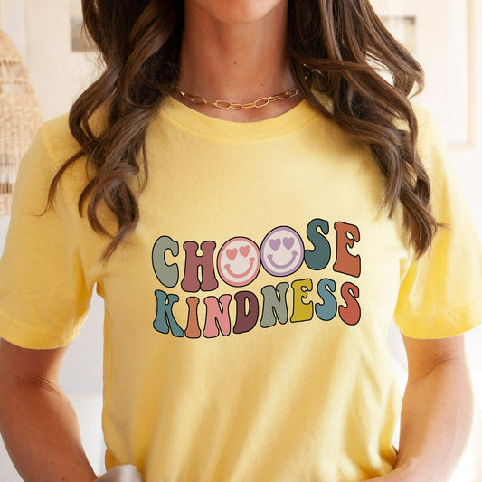 Choose Kindness Shirt, Cute Teacher Be Kind TShirt, Teacher Graphic Tee, Positive Affirmation Shirts, Group Teacher Shirts, Back to School