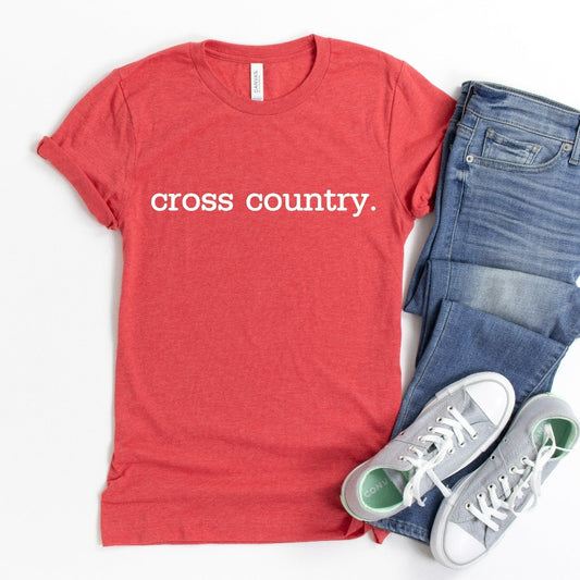 Cross Country Running Shirt, Running TShirt, Cross Country Team Graphic Tee, Cross Country Coach Gift, Runner's Gift