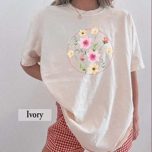 Cottagecore Aesthetic Floral Botanical Shirt