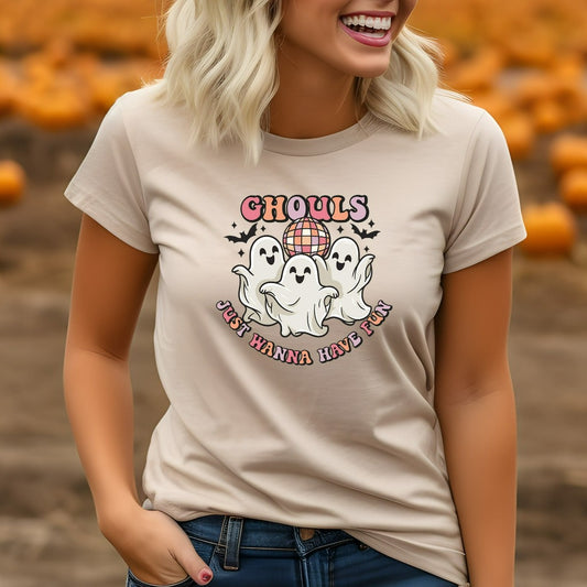 Ghouls Just Wanna Have Fun Shirt, Retro Halloween TShirt, Ghouls Night Out Shirt, Witch Shirt, Retro Fall Shirt, Fall Shirt, Funny Halloween