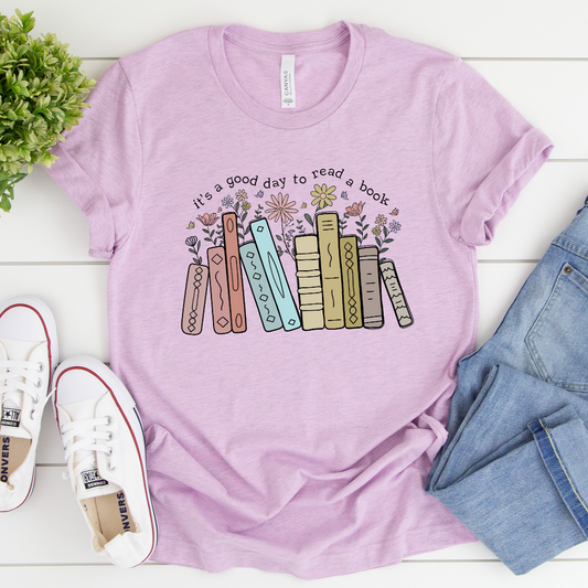 Its A Good Day To Read Shirt, Books TShirt, Book Lover Graphic Tee, Literary Bookish Shirt, Reading Top, Librarian Shirt, Teacher Gift Shirt
