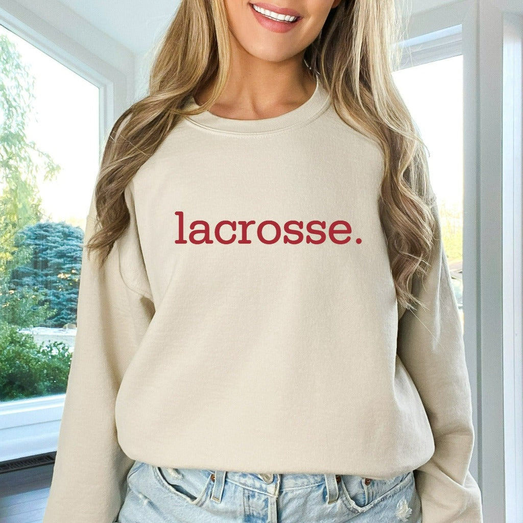Lacrosse Sweatshirt, Lacrosse Mom Crewneck, Lacrosse Mom Shirt, Lacrosse Fan Season Shirt, Lacrosse Game, Lacrosse Mom Gift, Lacrosse Dad