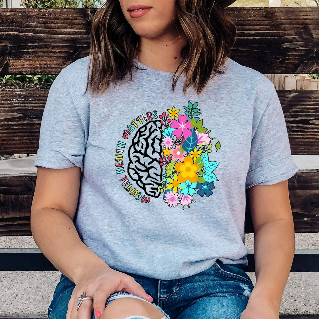 Mental Health Matters Shirt, Mental Health TShirt, Inspirational Shirts Women, Mental Health Awareness, Women Mental Health, Anxiety Shirt