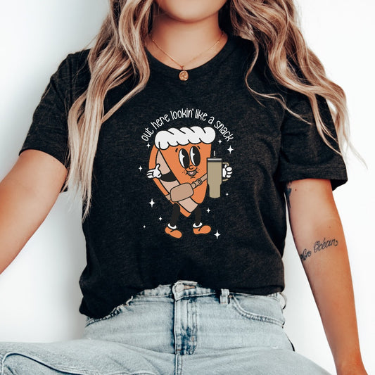 Boojee Out Here Lookin Like A Snack Shirt, Pumpkin Pie Shirt, Thanksgiving Crewneck, Holiday Sweater, Funny Christmas Shirt, Xmas Tee, Gift