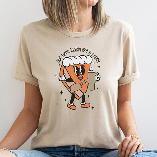 Boojee Out Here Lookin Like A Snack Shirt, Pumpkin Pie Shirt, Thanksgiving Crewneck, Holiday Sweater, Funny Christmas Shirt, Xmas Tee, Gift