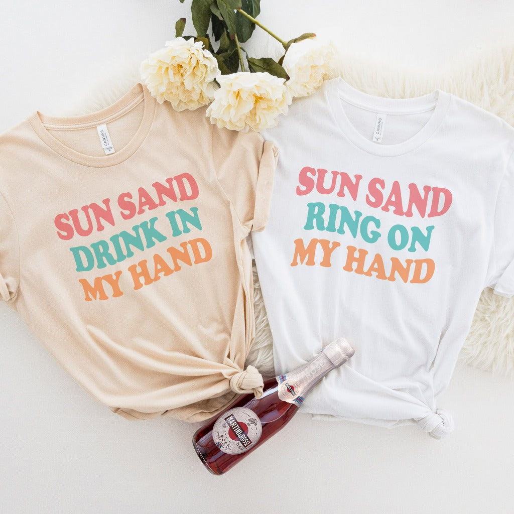 Beach Bachelorette Party Shirts, Bride TShirt, Bachelorette Gifts, Bridesmaid Graphic Tee, Bridal Party Shirt, Bridal Shower, Wedding Gifts