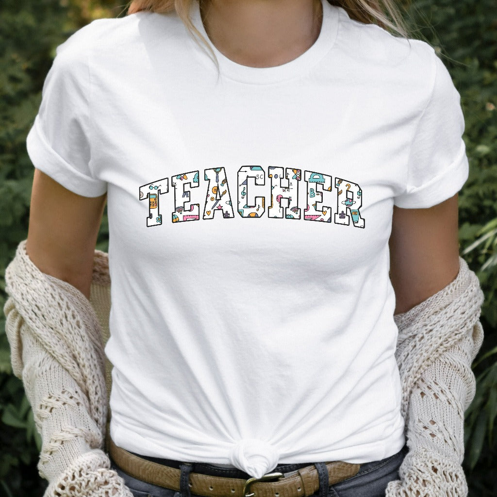 Cute Teacher Shirt, Teacher TShirt, Back to School, Cute Teach Graphic Tee, Teacher Appreciation, Teacher Gift, Group Teacher Team Shirts