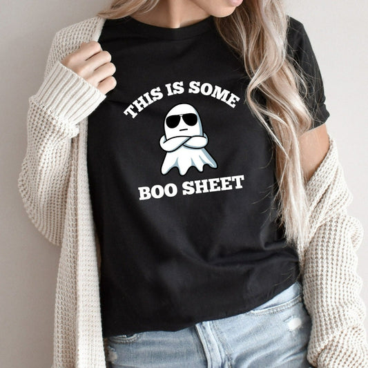 This Is Some Boo Sheet Shirt, Halloween TShirt, Retro Halloween Graphic Tee, Ghost Shirt, Boo Sheet Shirt, Funny Halloween Ghost Shirt