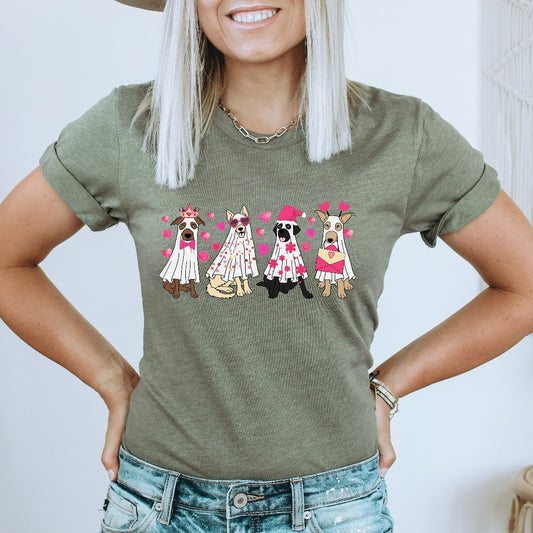 Valentine Dogs Shirt, Funny Dog TShirt, Dog Graphic Tee, Pet Lover Gift, Valentines Day Shirt, Gift for Dog Mom, Valentines Day Gift for Her