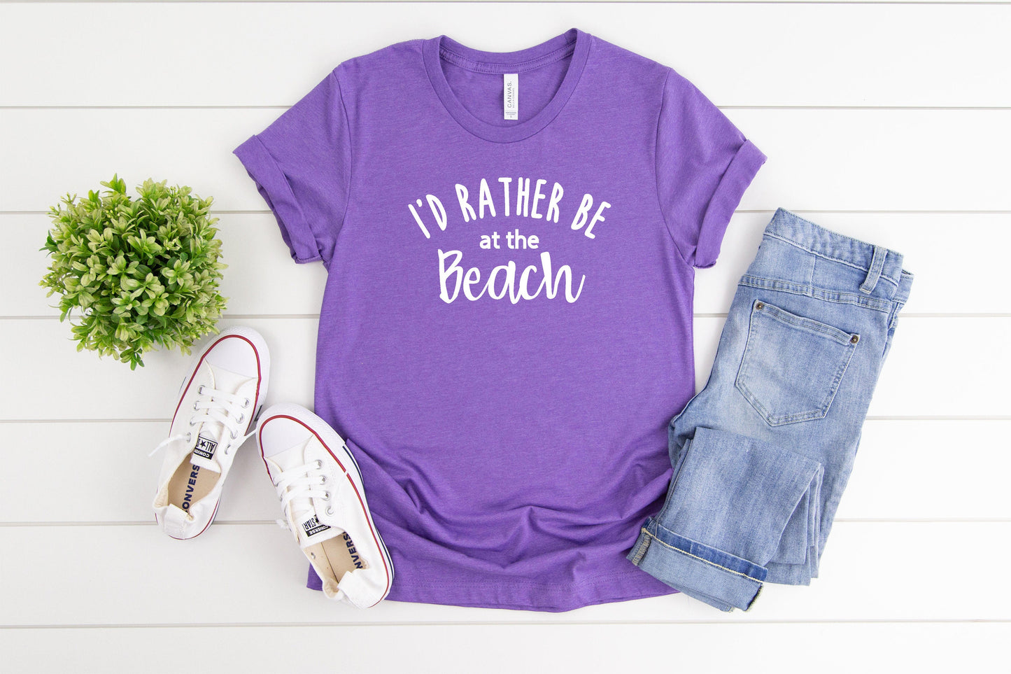 I'd Rather Be At The Beach Shirt, Beach Life TShirt, Beach Coverup T-Shirt, Cute Summer Shirt, Beach Vacation Tee