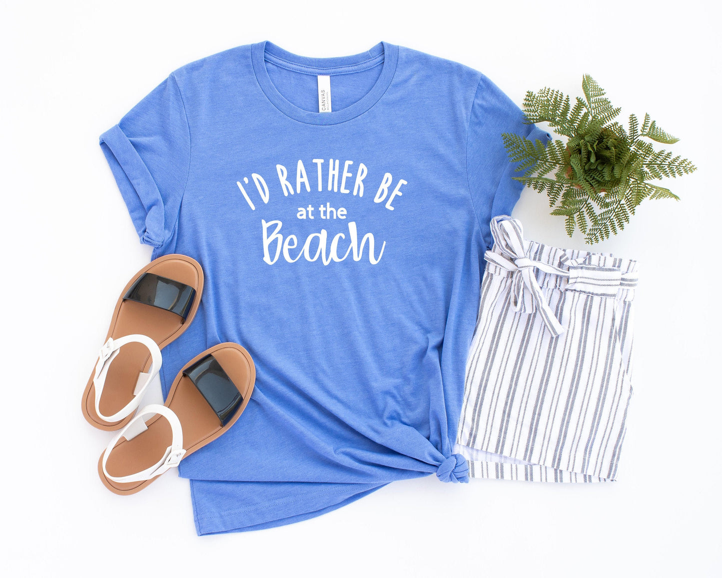 I'd Rather Be At The Beach Shirt, Beach Life TShirt, Beach Coverup T-Shirt, Cute Summer Shirt, Beach Vacation Tee