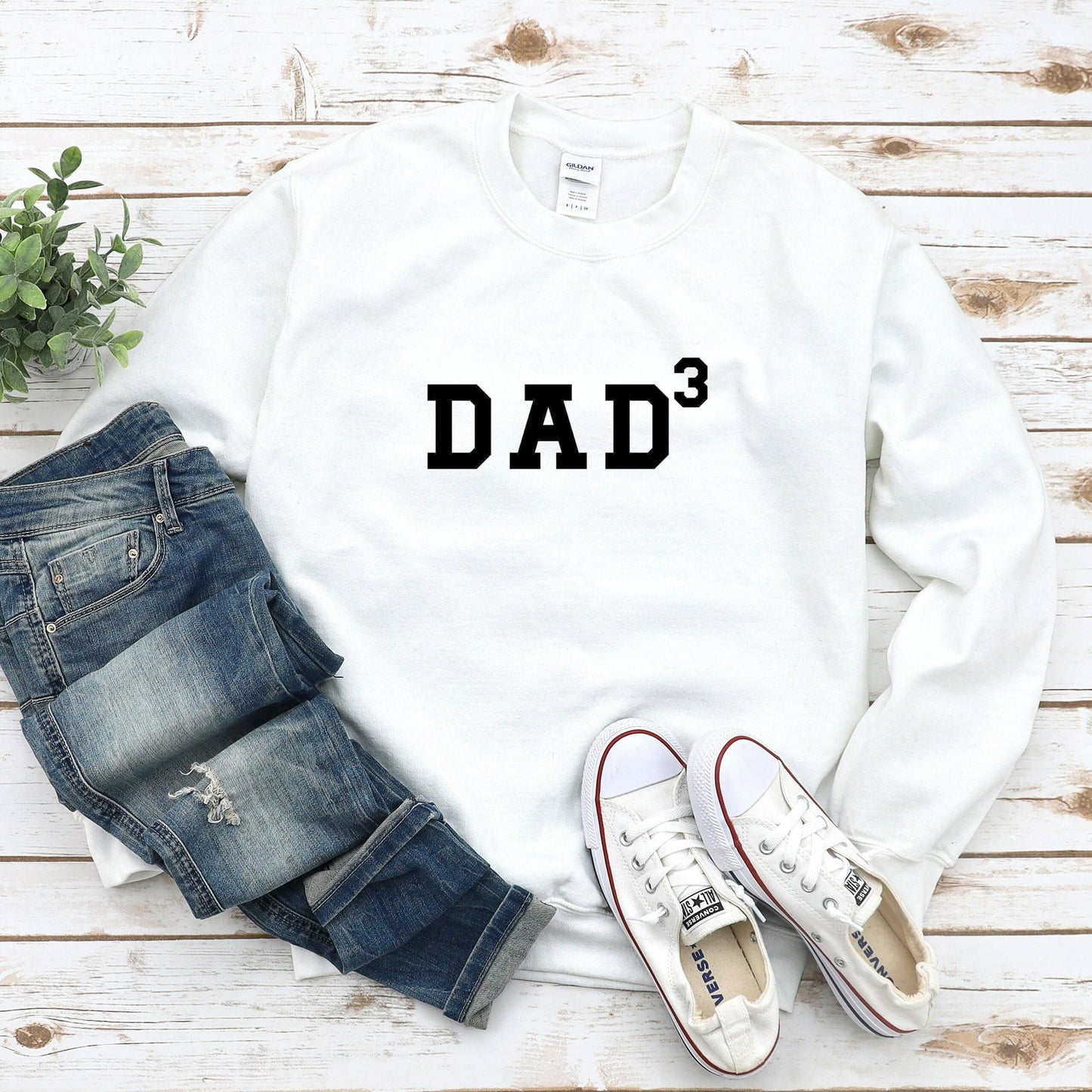 Dad of Two Sweatshirt, Dad of Three Shirt, Dad Squared Crewneck, Dad Cubed, Dad of 2, Dad of 3
