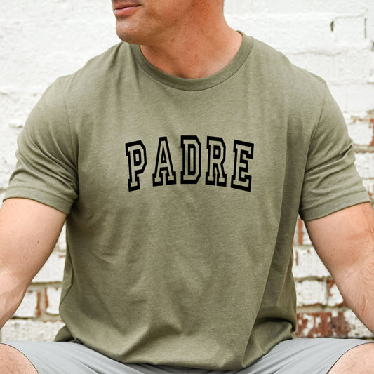 Padre Shirt, New Dad T-Shirt, Daddy TShirt, Mens Graphic Tee, Fathers Day Gift from Wife, Gift for New Dad