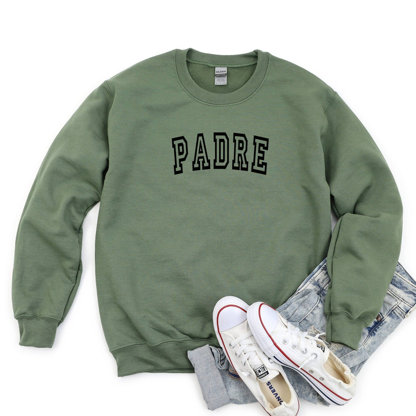 Padre Crewneck Sweatshirt, New Dad Shirt, Daddy TShirt, Father's Day Gift, Dad Life, Gift for New Dad