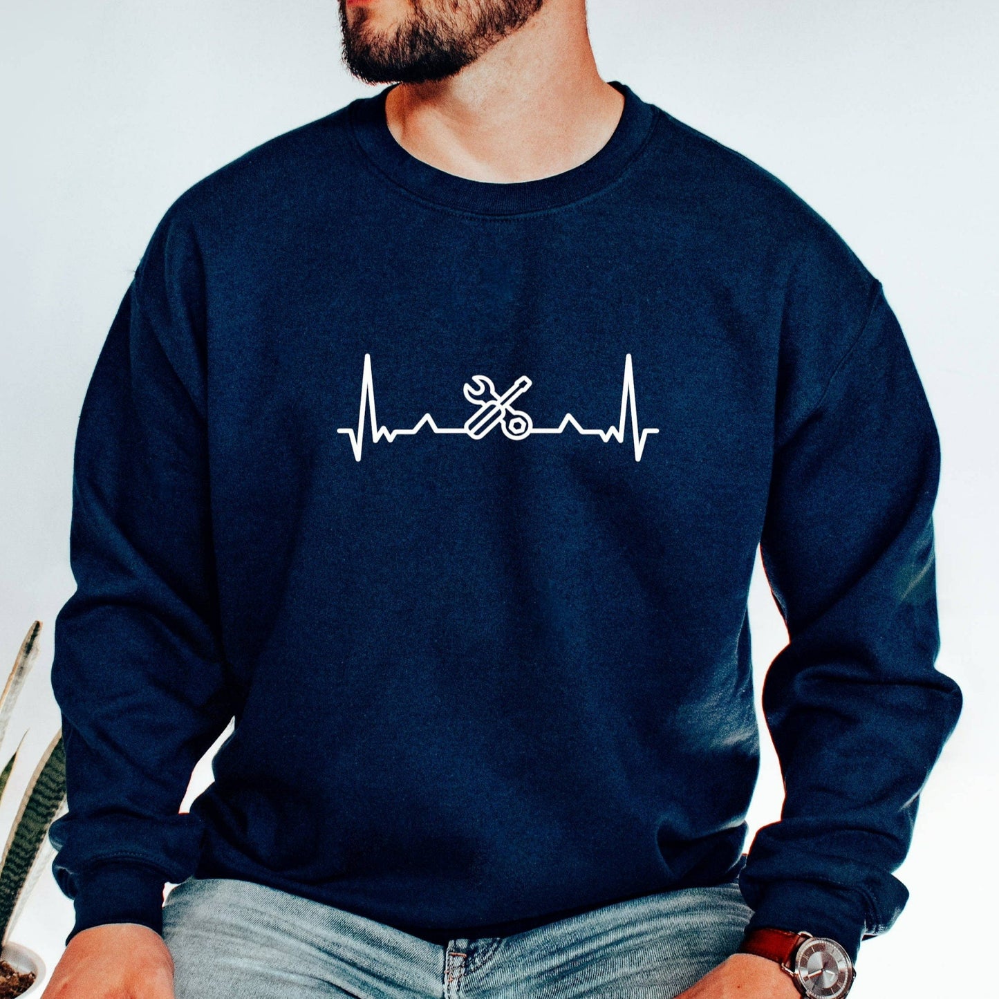 Carpenter Shirt, Handyman Crewneck Sweatshirt, Fathers Day Gift, Dad Shirt, Mechanic Graphic Tee