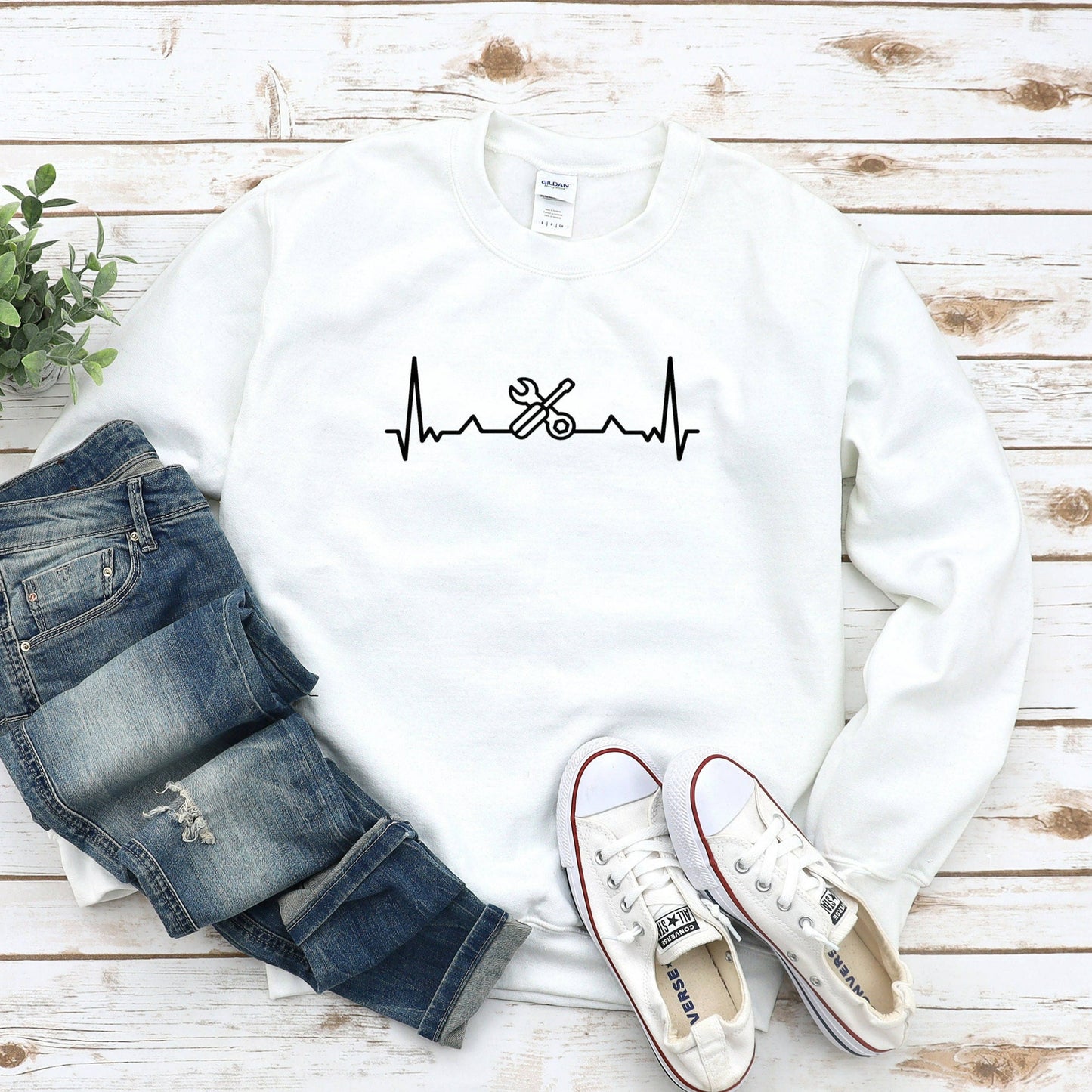Carpenter Shirt, Handyman Crewneck Sweatshirt, Fathers Day Gift, Dad Shirt, Mechanic Graphic Tee