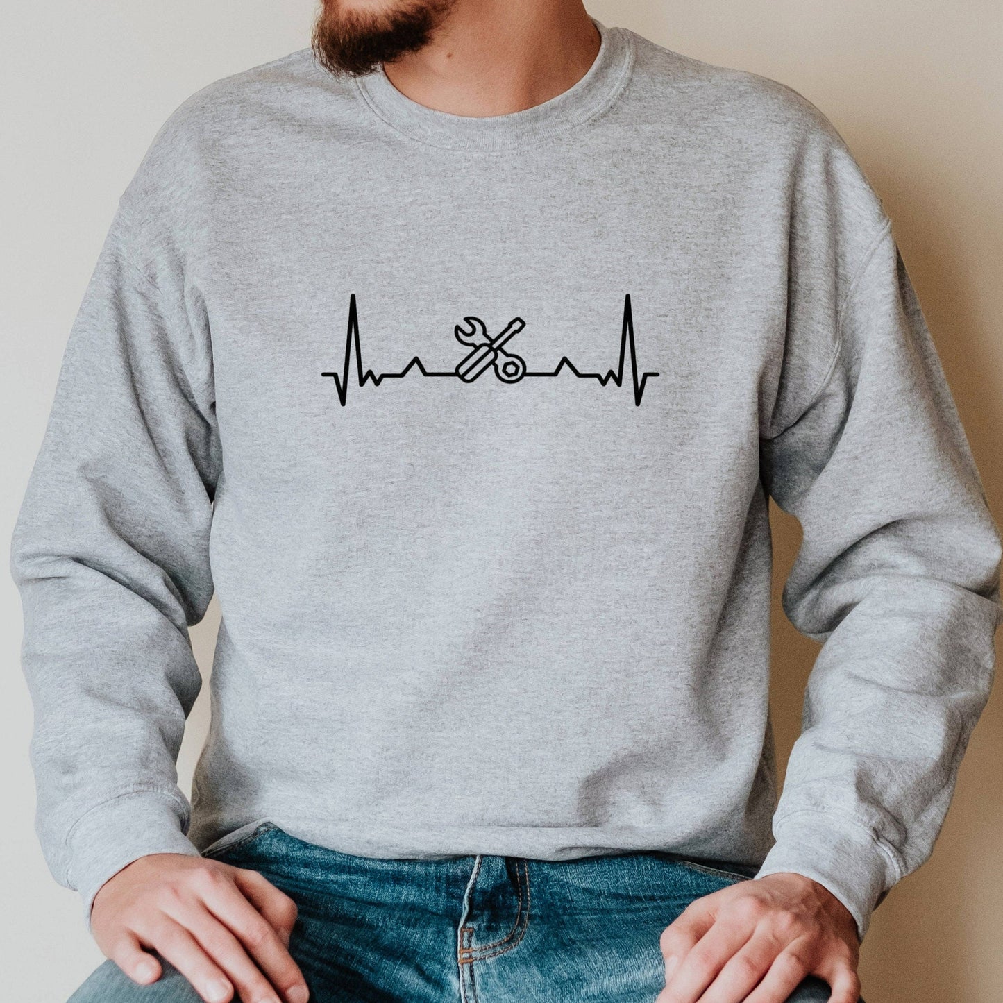 Carpenter Shirt, Handyman Crewneck Sweatshirt, Fathers Day Gift, Dad Shirt, Mechanic Graphic Tee