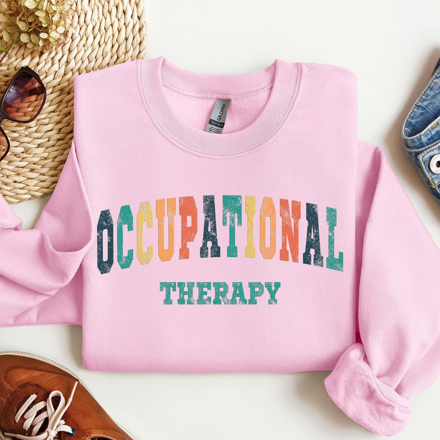 Cute Occupational Therapy Sweatshirt, OT Crewneck, Special Education, Neurodiversity Gift, Autism Awareness
