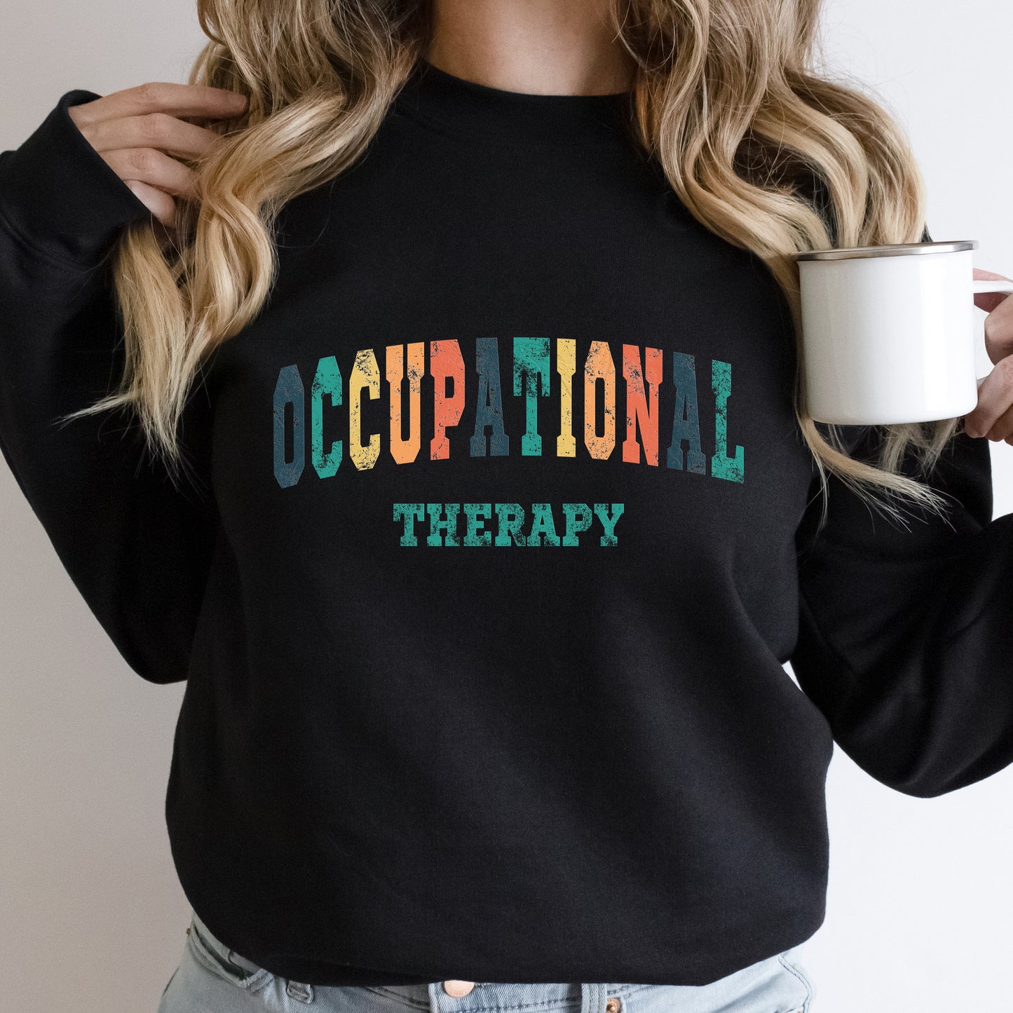 Cute Occupational Therapy Sweatshirt, OT Crewneck, Special Education, Neurodiversity Gift, Autism Awareness