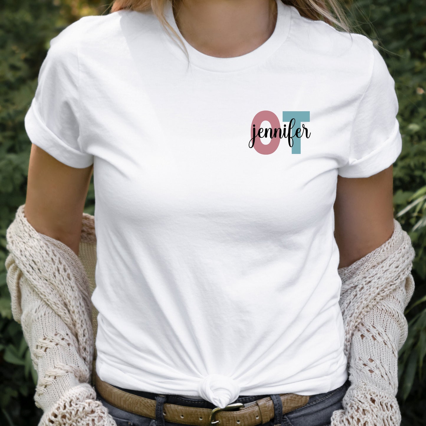 Personalized Occupational Therapy Shirt, OT TShirt with Name, Special Education Shirt, Therapist Gift, Autism Awareness