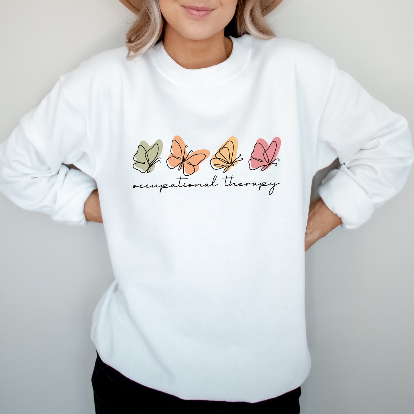 Cute Occupational Therapy Sweatshirt, OT Crewneck, Special Education Shirt, Neurodiversity Therapist Gift, Autism Awareness