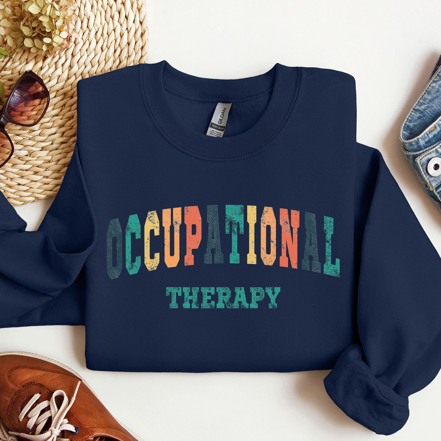 Cute Occupational Therapy Sweatshirt, OT Crewneck, Special Education, Neurodiversity Gift, Autism Awareness