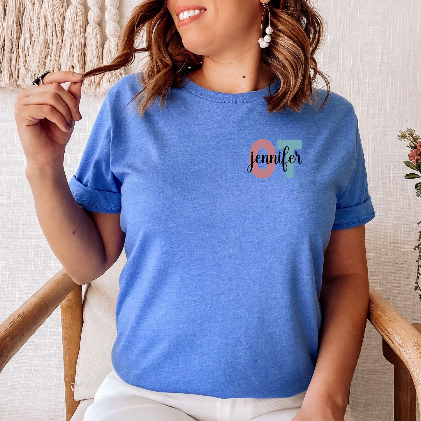 Personalized Occupational Therapy Shirt, OT TShirt with Name, Special Education Shirt, Therapist Gift, Autism Awareness