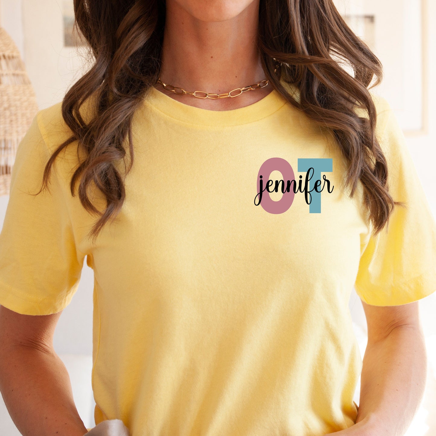 Personalized Occupational Therapy Shirt, OT TShirt with Name, Special Education Shirt, Therapist Gift, Autism Awareness