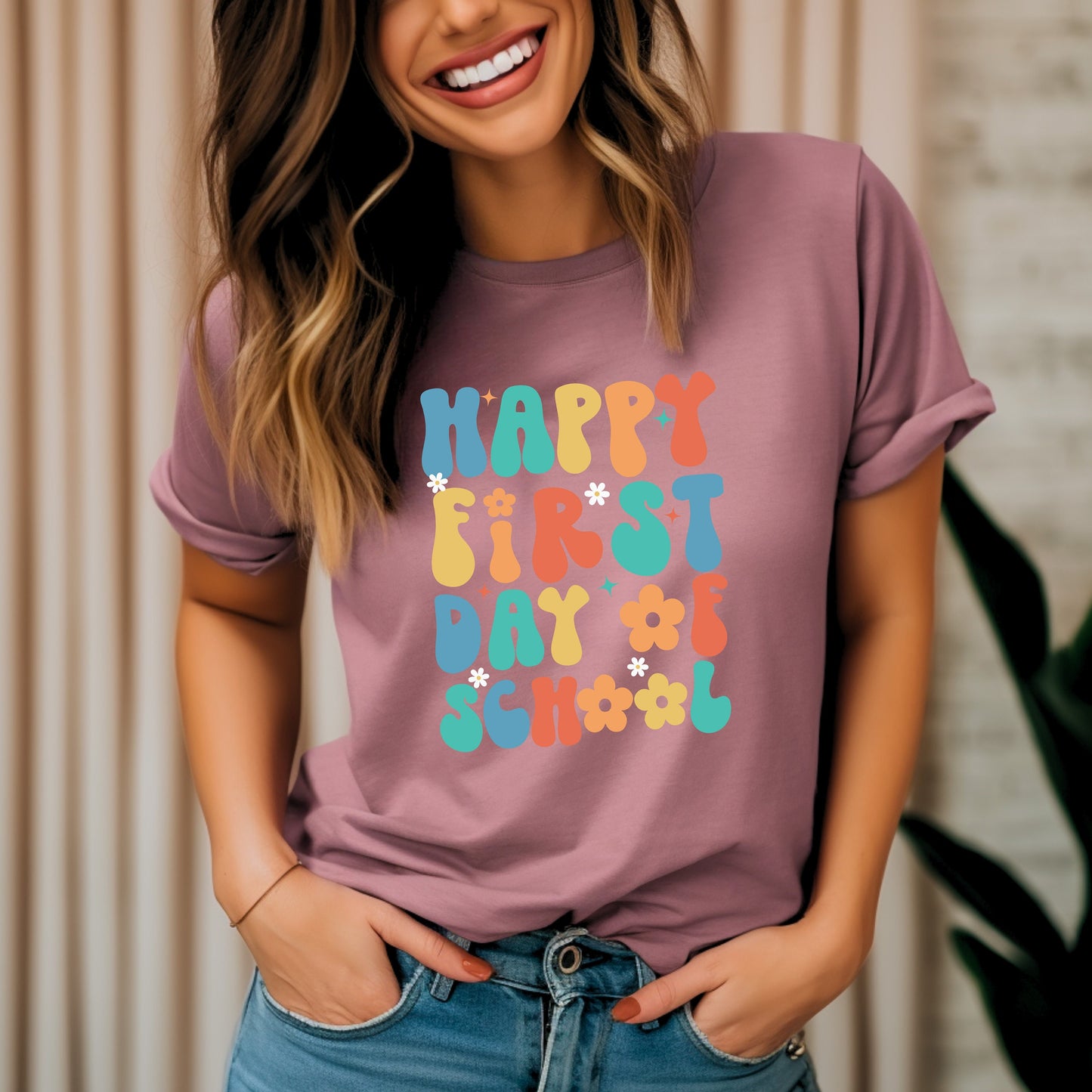 First Day of School Teacher Shirt, Back to School Teacher TShirt, 1st Day of School T-Shirt, Gift for Teacher