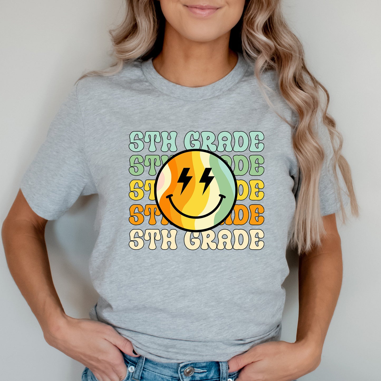 Retro School Grade Shirt, Back to School Teacher TShirt, First Day of School T-Shirt, Teacher Gift