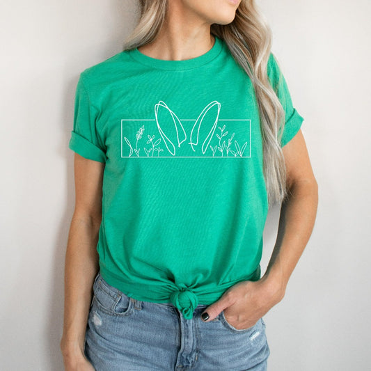 easter shirts for her, bunny ears t-shirt, bunny tshirt, easter bunny graphic tee, spring shirt