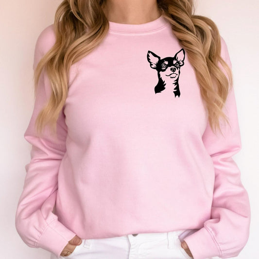 chihuahua shirt, dog mom, dog mama, gift for dog lover, tshirt, t-shirt, animal theme, crewneck sweatshirt