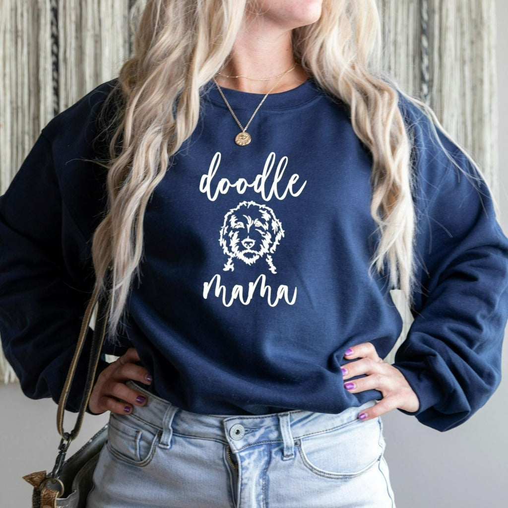 golden doodle shirt, doodle t-shirt, dog mom, dog mama, gift for dog lover, tshirt, t-shirt, animal theme, life is golden with my doodle, doodle mama crewneck sweatshirt