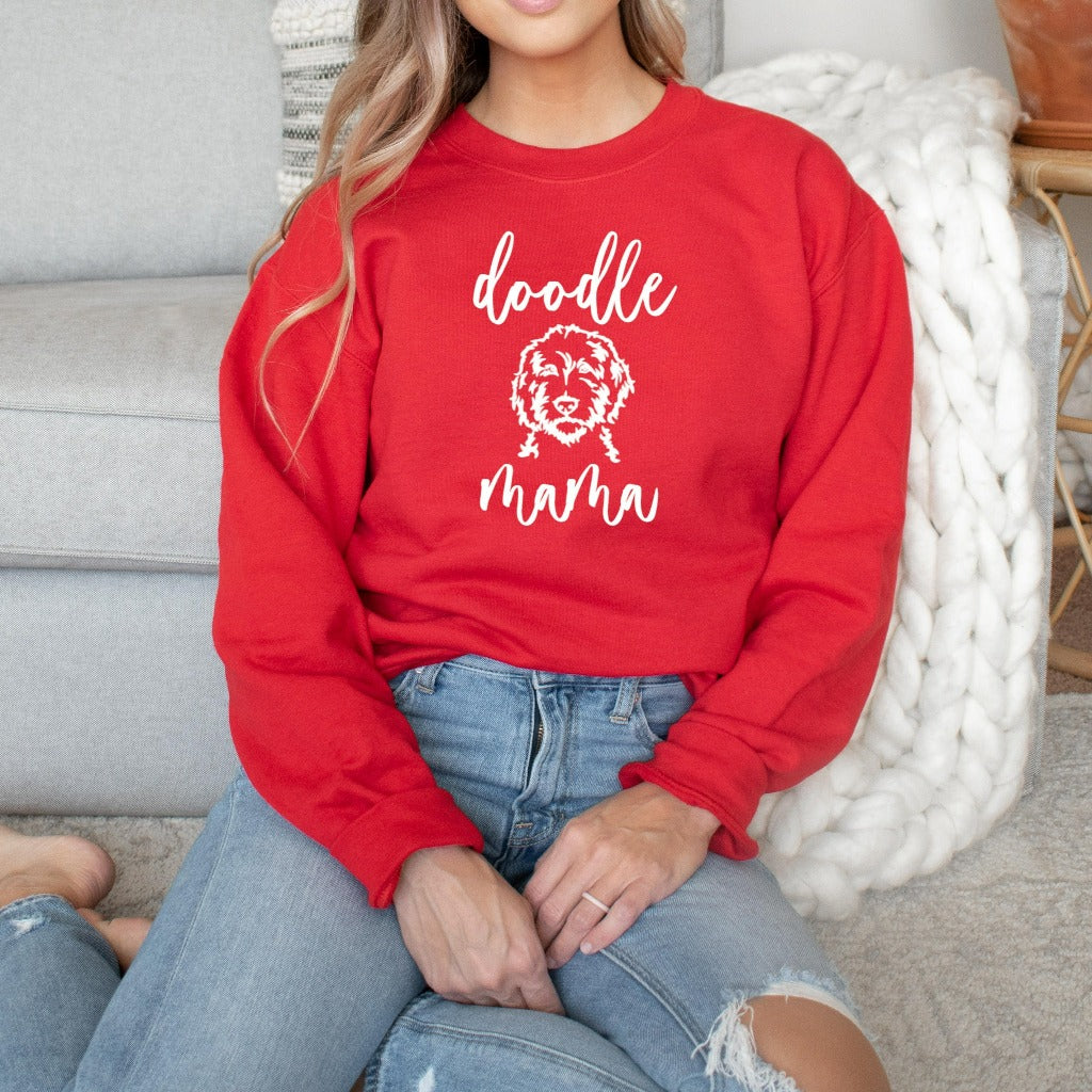 golden doodle shirt, doodle t-shirt, dog mom, dog mama, gift for dog lover, tshirt, t-shirt, animal theme, life is golden with my doodle, doodle mama crewneck sweatshirt