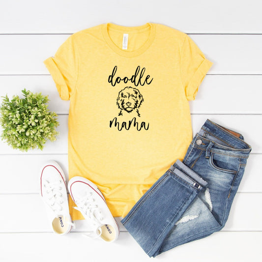 golden doodle shirt, doodle t-shirt, dog mom, dog mama, gift for dog lover, tshirt, t-shirt, animal theme, life is golden with my doodle