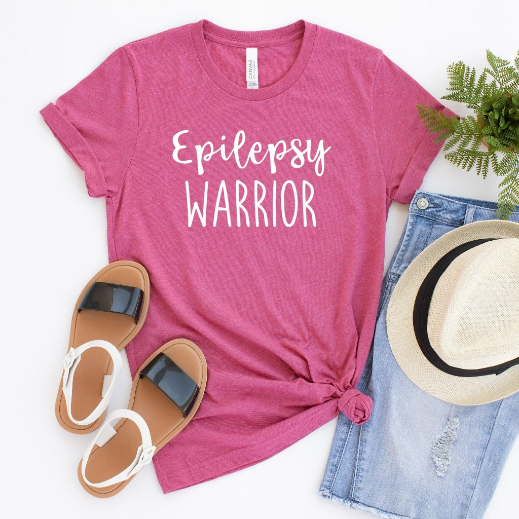 epilepsy warrior shirt, epilepsy awareness tshirt, epileptic graphic tee, gift for epileptic