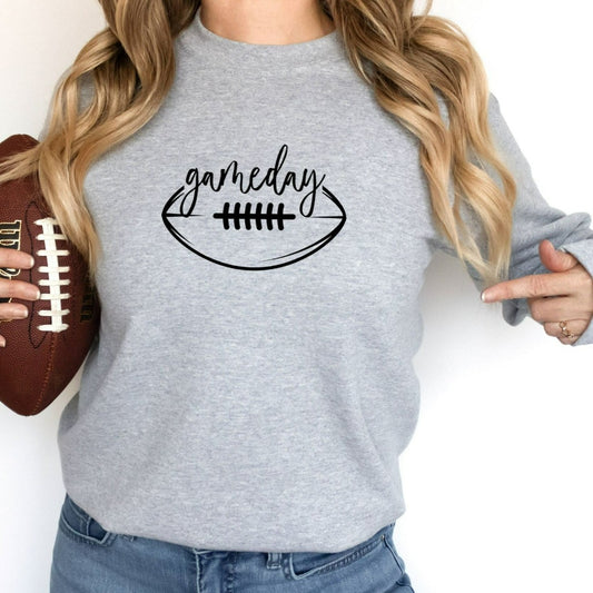football gameday crewneck sweatshirt, football mom shirt, football dad, gift for football fan, love football