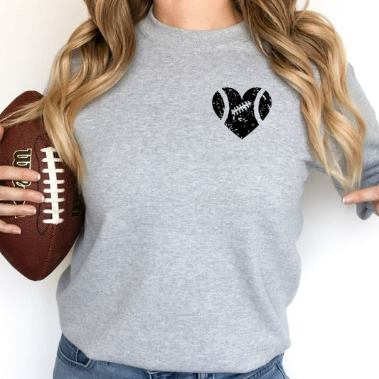 football sweatshirt, football mom shirt, football crewneck, gift for football mom