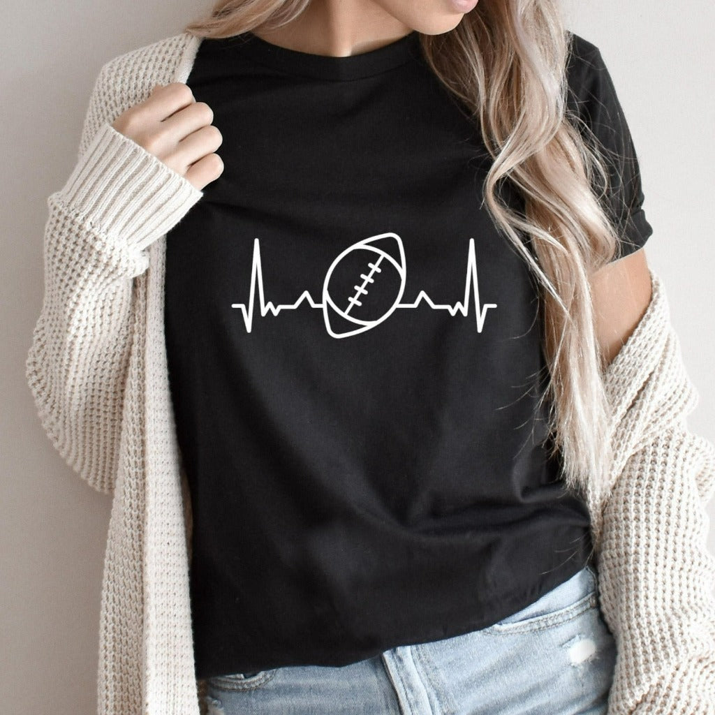 football shirt, football mom tshirt, football dad graphic tee, gift for football mom