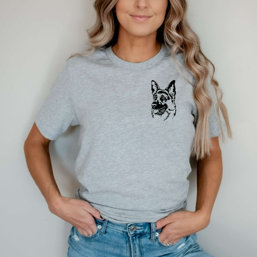 german shepherd mama shirt, shepherd mom t-shirt, dog mama tshirt, gift for dog mama, dog lover gift for her