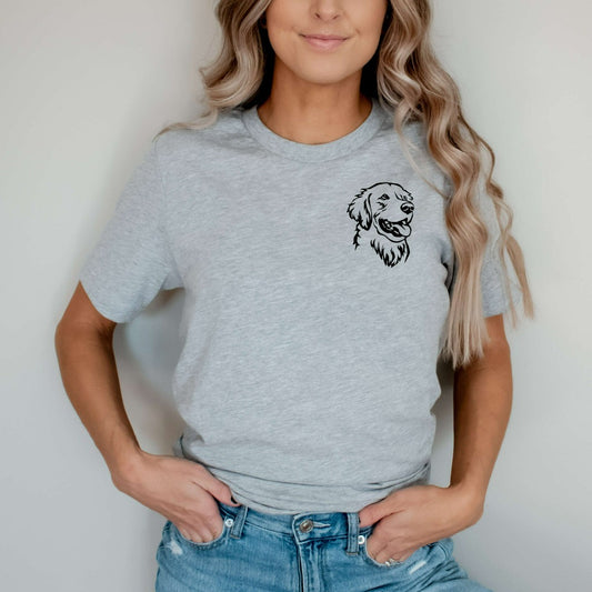 golden retriever shirt, dog mom, dog mama tshirt, dog graphic tee, dog t-shirt