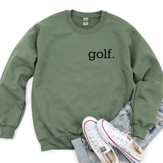 golf crewneck sweatshirt, gift for golfer, golf team shirts, fathers day gift, father's day shirt for dad, golf gifts