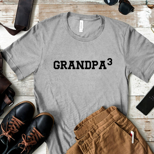 grandpa shirt, gift for new grandpa, grandpa birth announcement graphic tee, grandpa of 2, 3, 4, 5, 6 or more