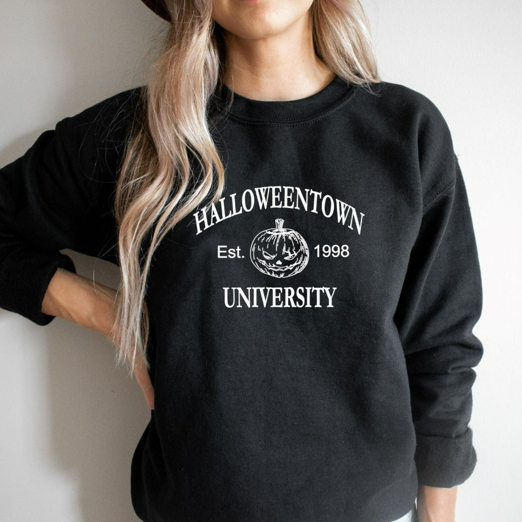 halloweentown university crewneck sweatshirt, halloween party costume gift for her
