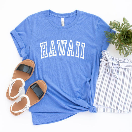 Hawaii Shirt, HI Shirt, Hawaii Graphic Tee, Hawaii State Shirt, The Aloha State, Hawaiian Shirt, Hawaii Vacation Shirt, Unisex Graphic Tee